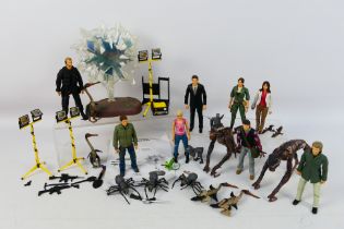 Character Options - BBC - An unboxed group of Primeval action figures and accessories from