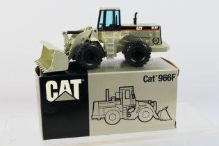 NZG - A limited edition 1:50 scale boxed 25 th anniversary edition CAT 966F wheel loader # 237.