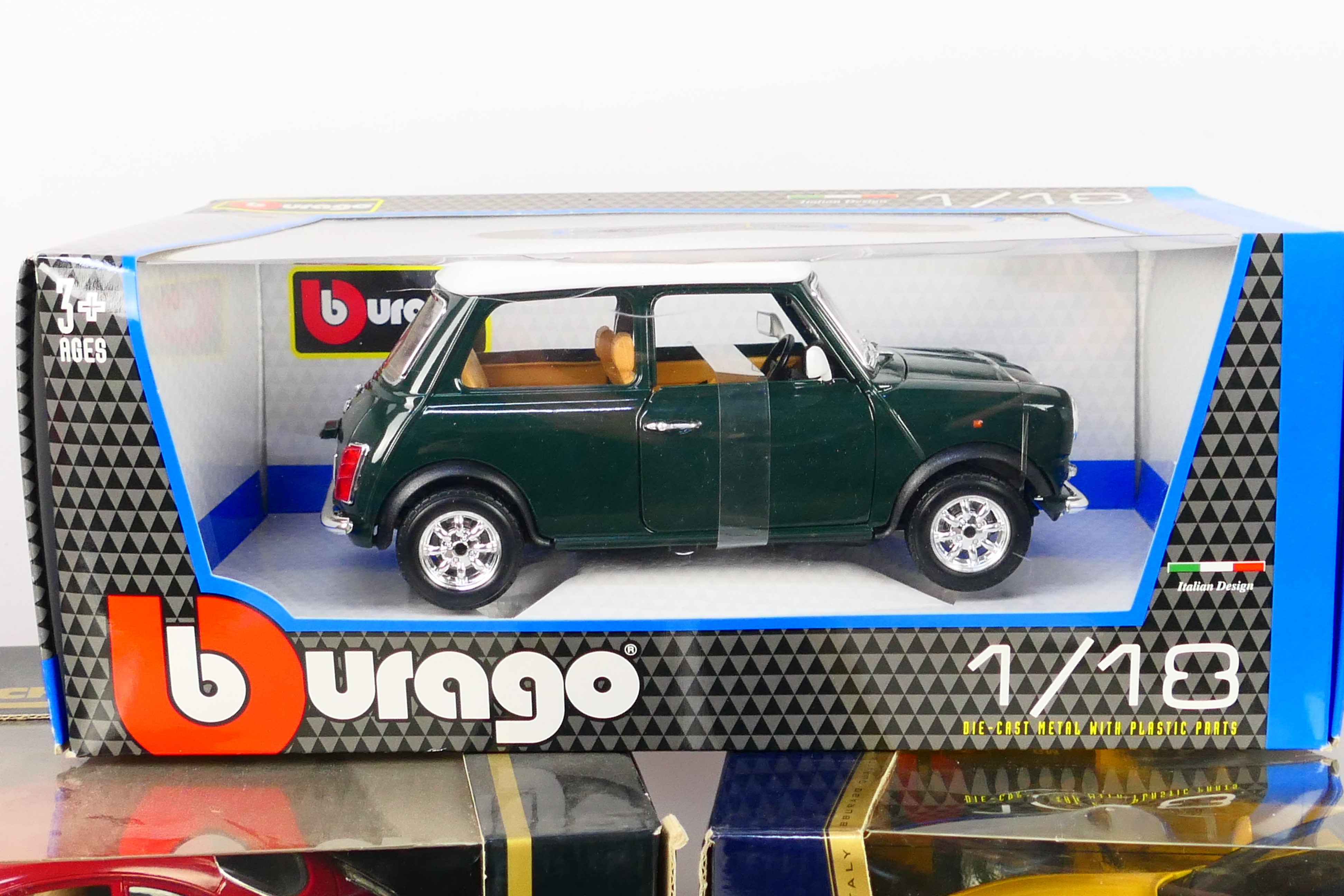 Bburago - Three boxed 1:18 scale diecast model cars from Bburago, - Image 2 of 4