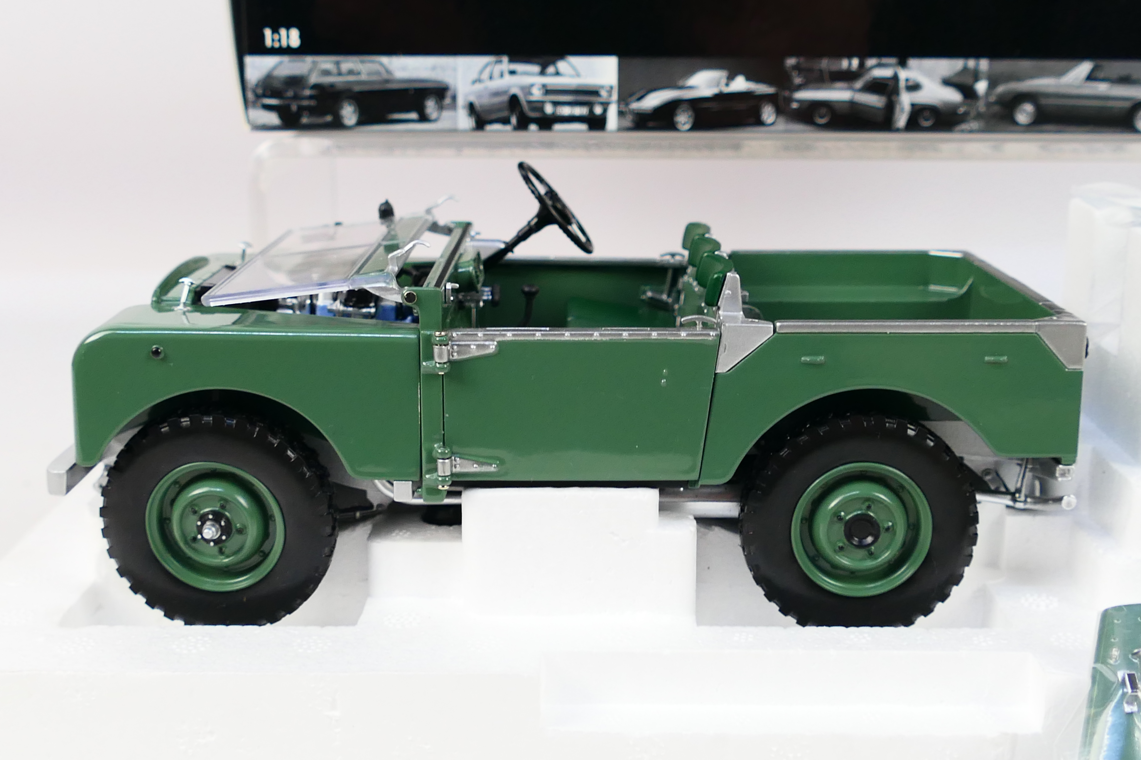 Minichamps - A boxed Minichamps #150168900 1:18 scale 1948 Land Rover. - Image 2 of 6