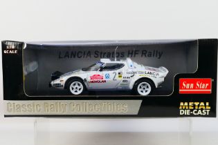 Sun Star - A boxed 1:18 scale Sun Star #4510 Lancia Stratos HF Rally 'T.Fassina / M.