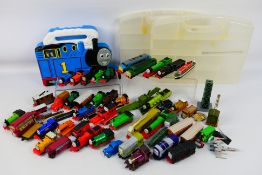 Ertl - An Ertl Thomas the Tank Carry Case with two unbranded carry cases,