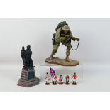 McFarlane's Military - Sculptures UK - A unboxed Marine Corps Recon figure,