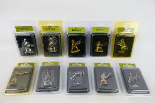 Britains - Ten packs of individual 54mm metal figures from Britains 'Zulu War' series.