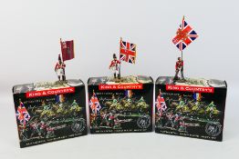 King & Country - 3 x boxed Napolionics figure sets,