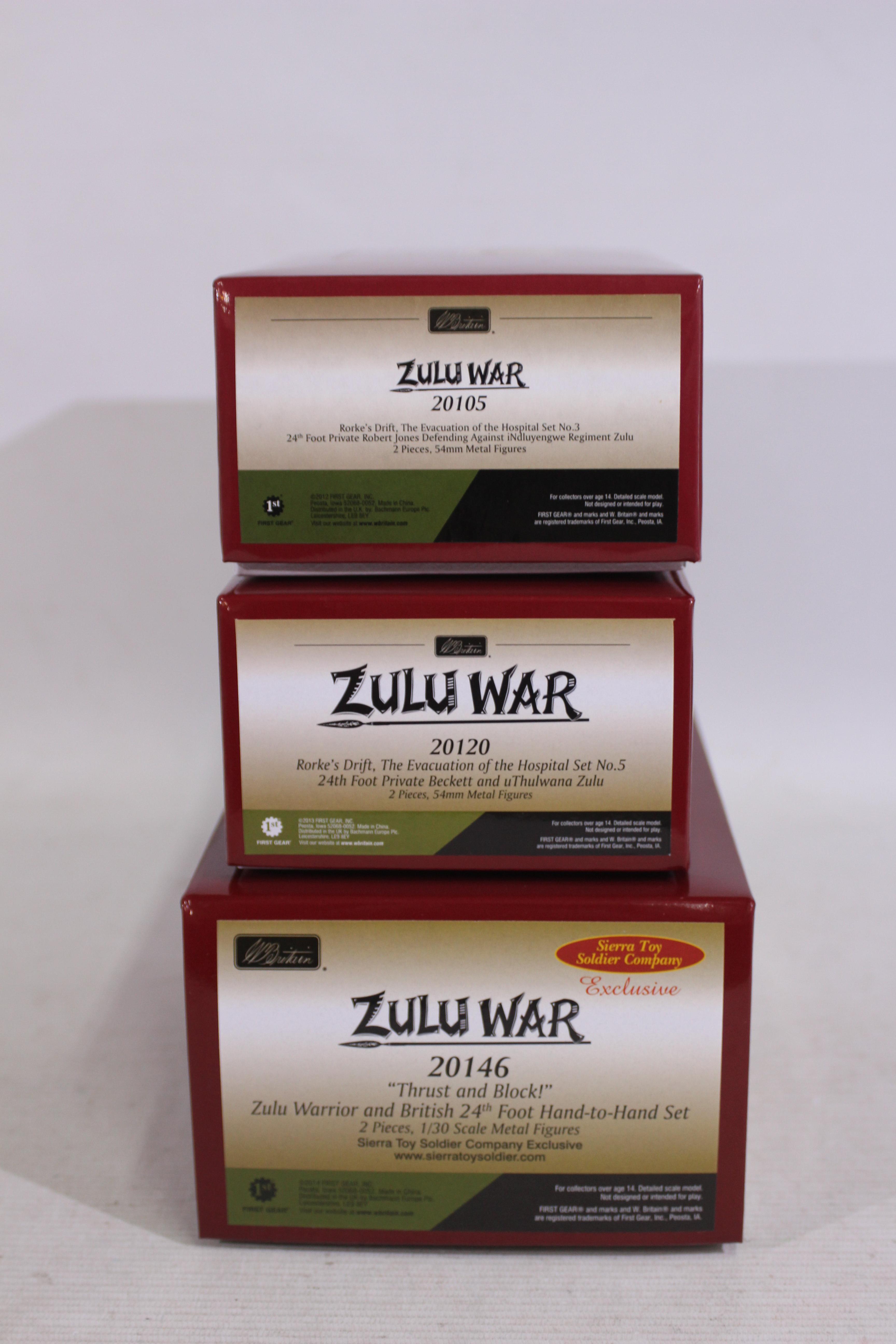 Britains - Three boxed Britains figure sets from the Britains 'Zulu War' series. - Image 2 of 2