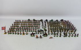 Hinchcliffe Models - Napoleonic - An unboxed and painted collection of 25mm Napoleonic themed,