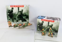 King and Country -Two boxed figures sets from the King and Country 'Afrika Korps' series.
