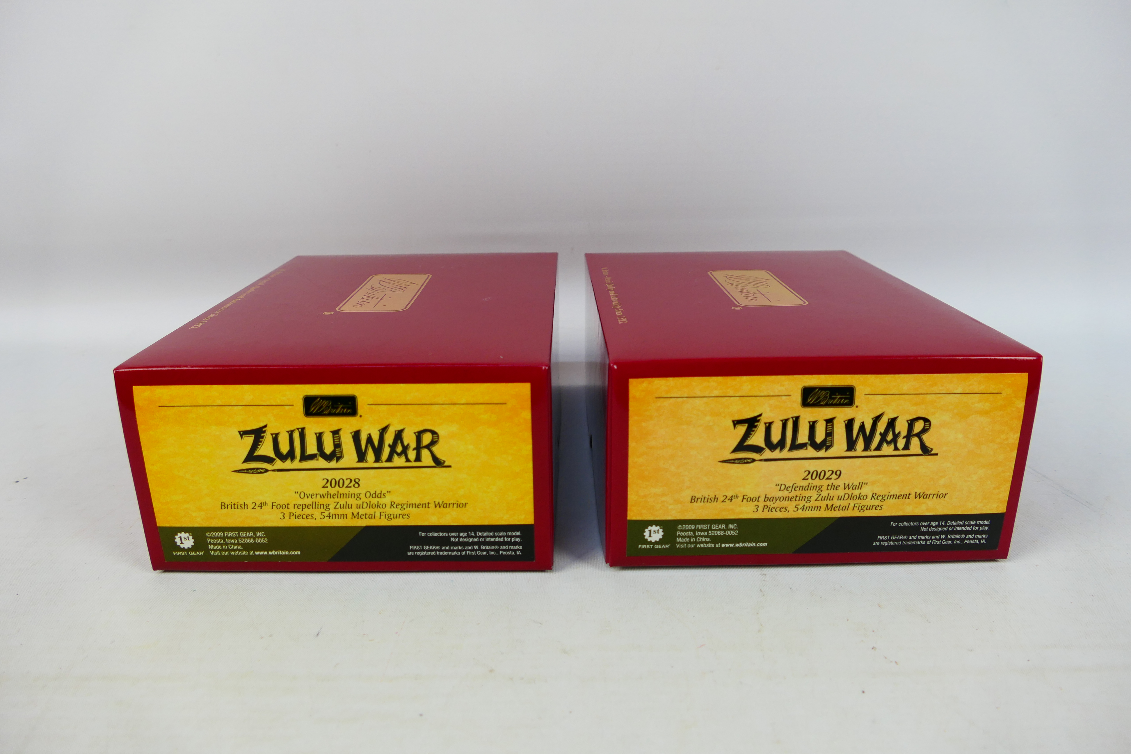 Britains - Two boxed Limited Edition Britains figure sets from the Britains 'Zulu War' series.