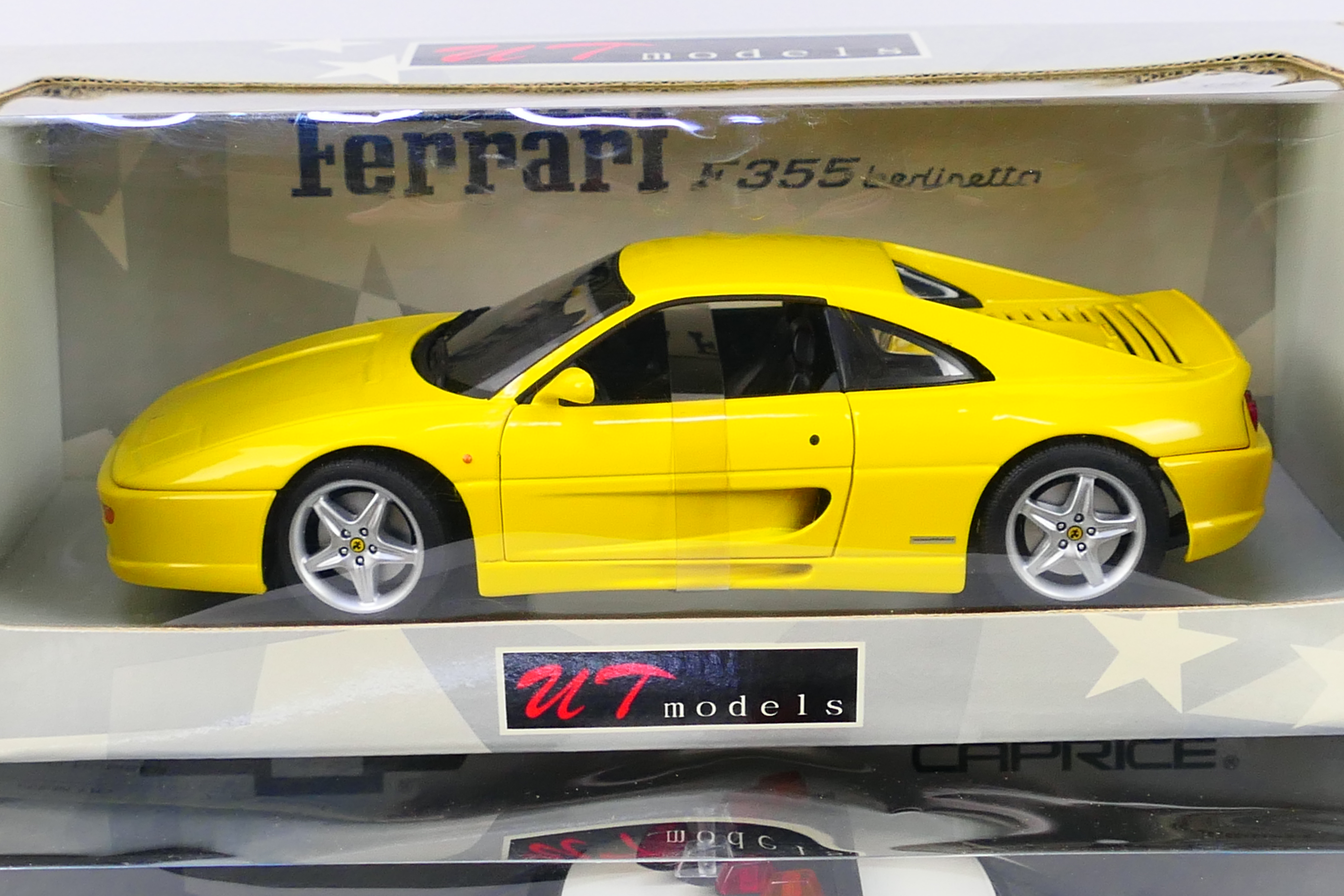 UT Models - Two boxed UT Models 1:18 scale diecast model cars, - Image 3 of 3