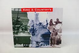 King and Country - A boxed King & Country AK40 WW2 'Afrika Korps' series Panzer Mk.