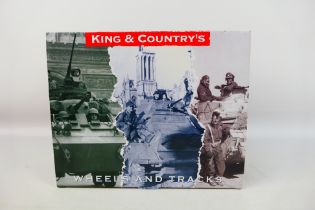 King and Country - A boxed King & Country AK40 WW2 'Afrika Korps' series Panzer Mk.