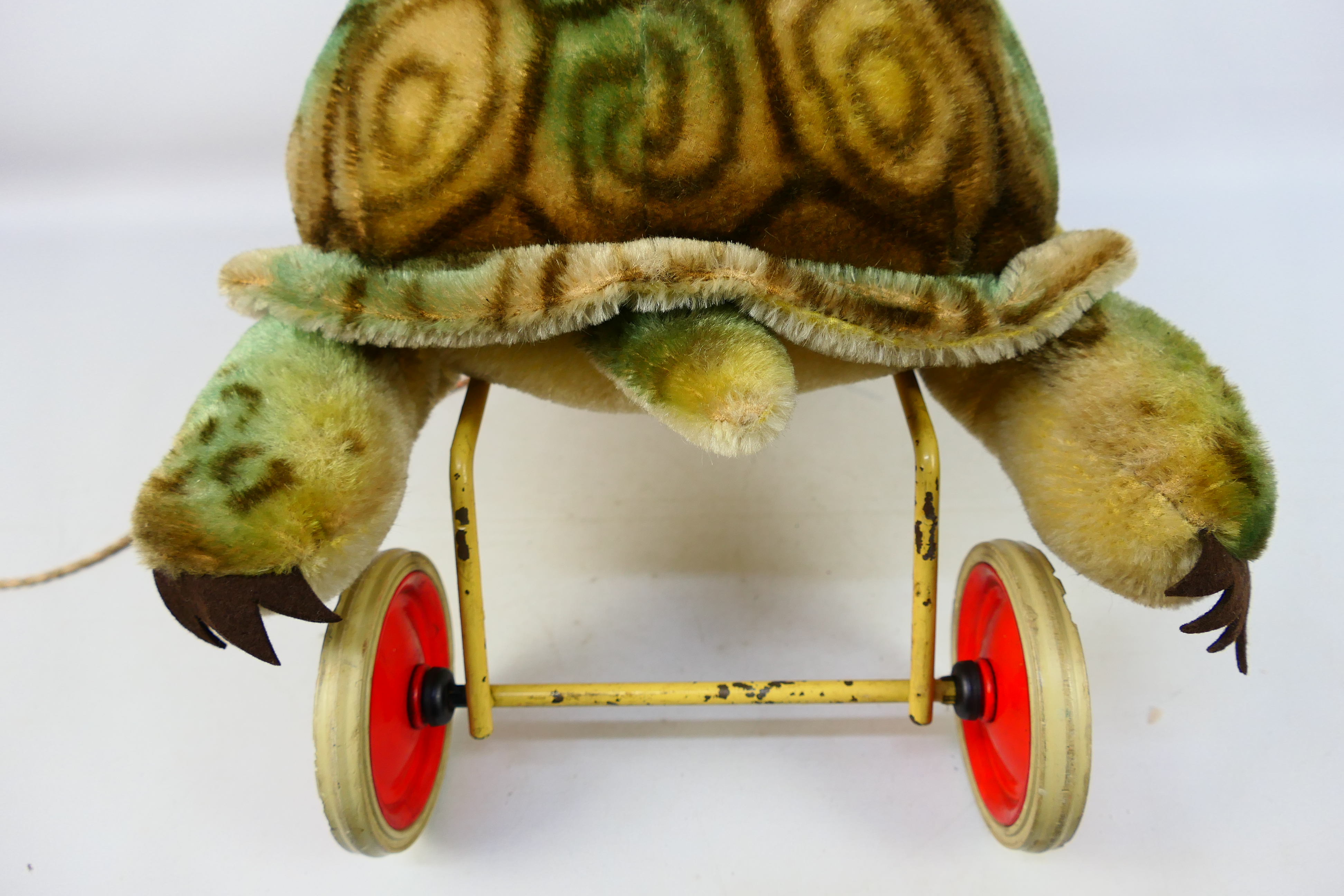 Steiff - A vintage 1950s/ 60s Steiff Ridie-On Slo Turtle. - Image 4 of 8