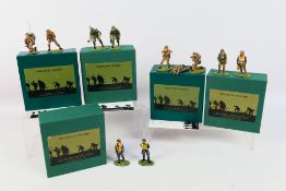 Frontline Figures - 5 x boxed sets of WWII figures, 3 x British Infantrymen # WBI1,