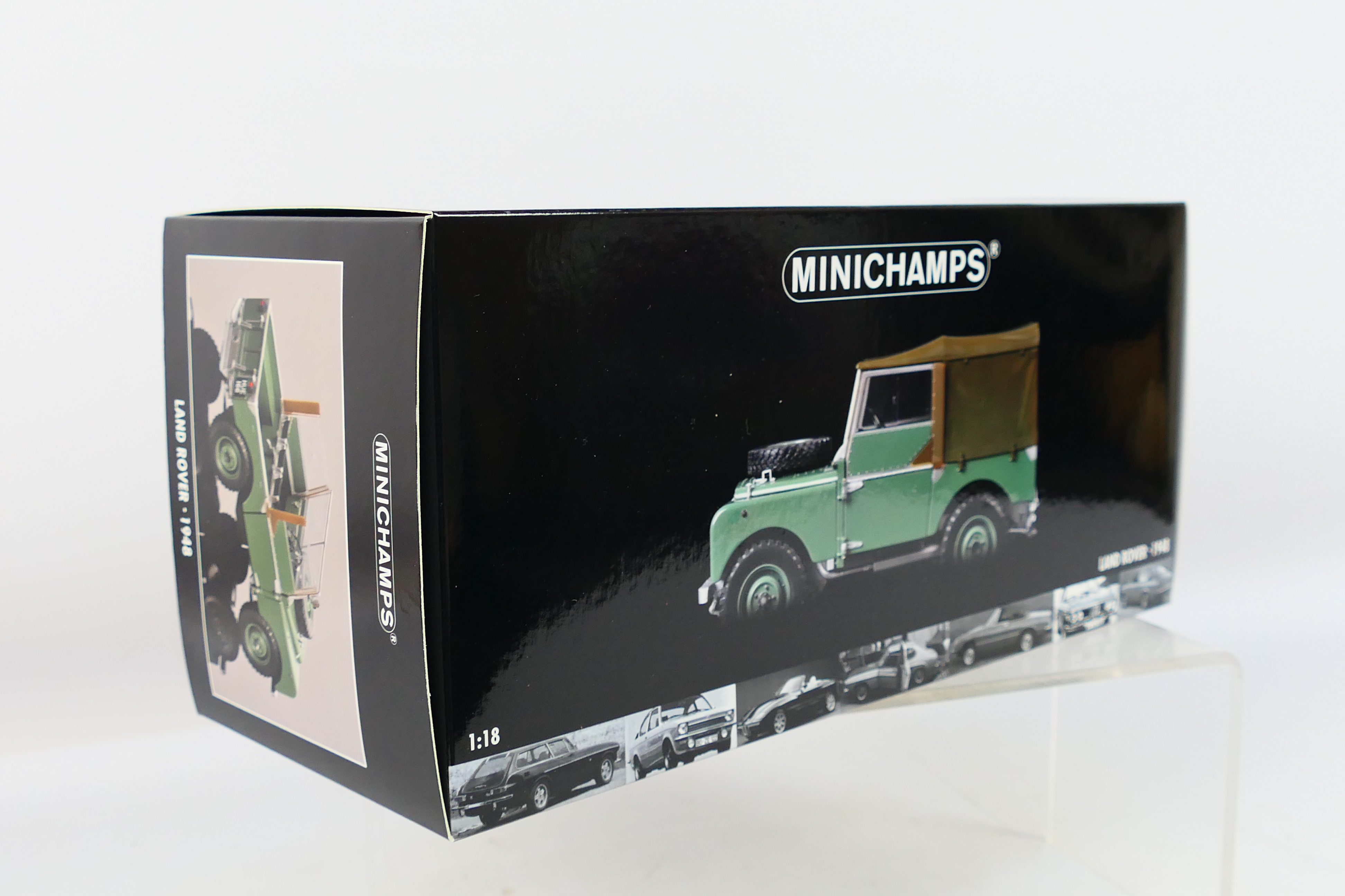 Minichamps - A boxed Minichamps #150168900 1:18 scale 1948 Land Rover. - Image 6 of 6