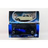 Solido - Two boxed diecast 1:18 scale model cars from Solido,