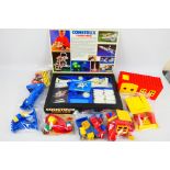 Fisher Price - Duplo - A boxed Fisher Price Construx Action Space set # 0586 and several unboxed
