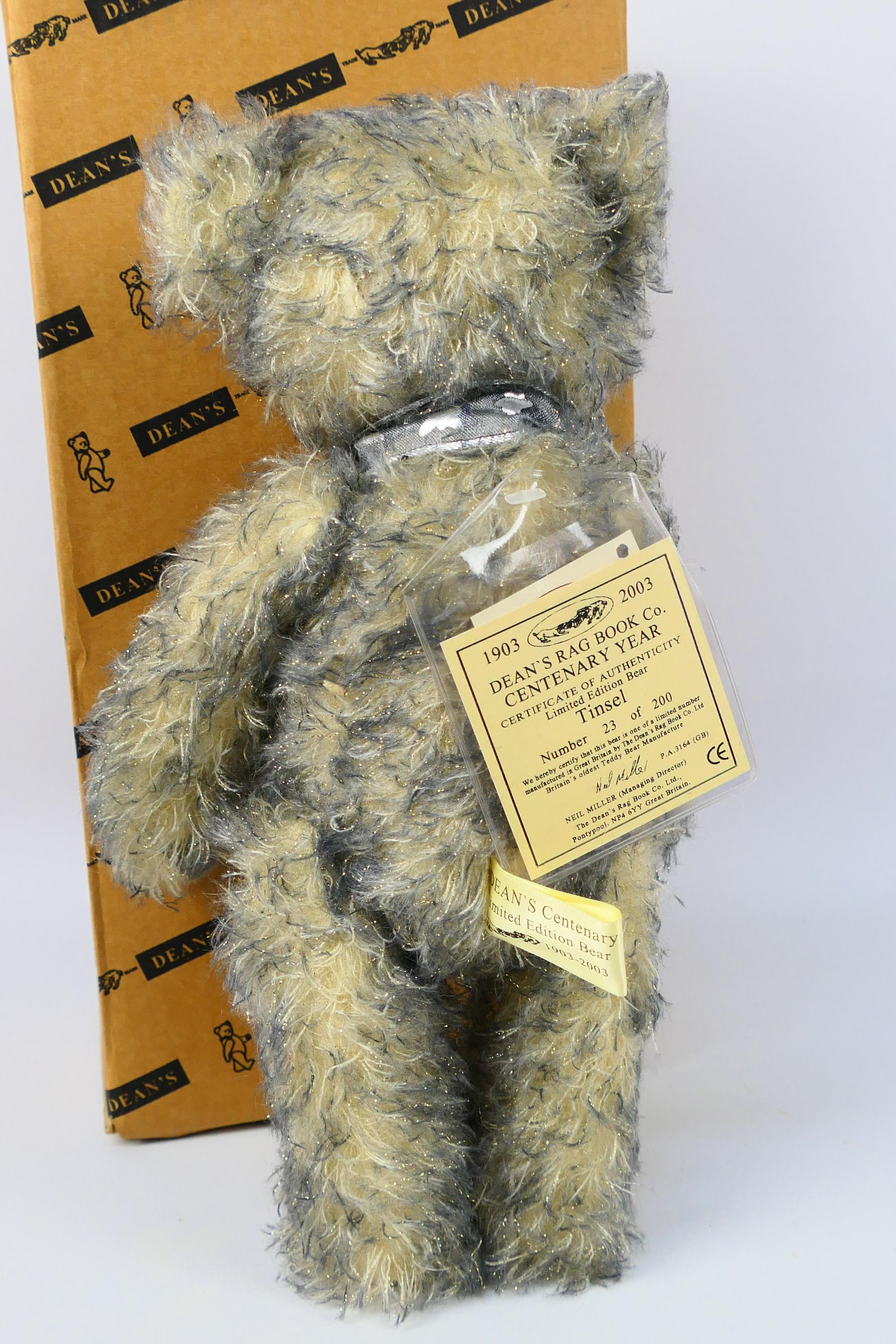 Deans Rag Book - A boxed limited edition 2003 Centenary bear named Tinsel number 23 of only 200 - Image 6 of 9