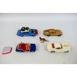 Corgi Toys - Four unboxed diecast model cars from Corgi Toys.