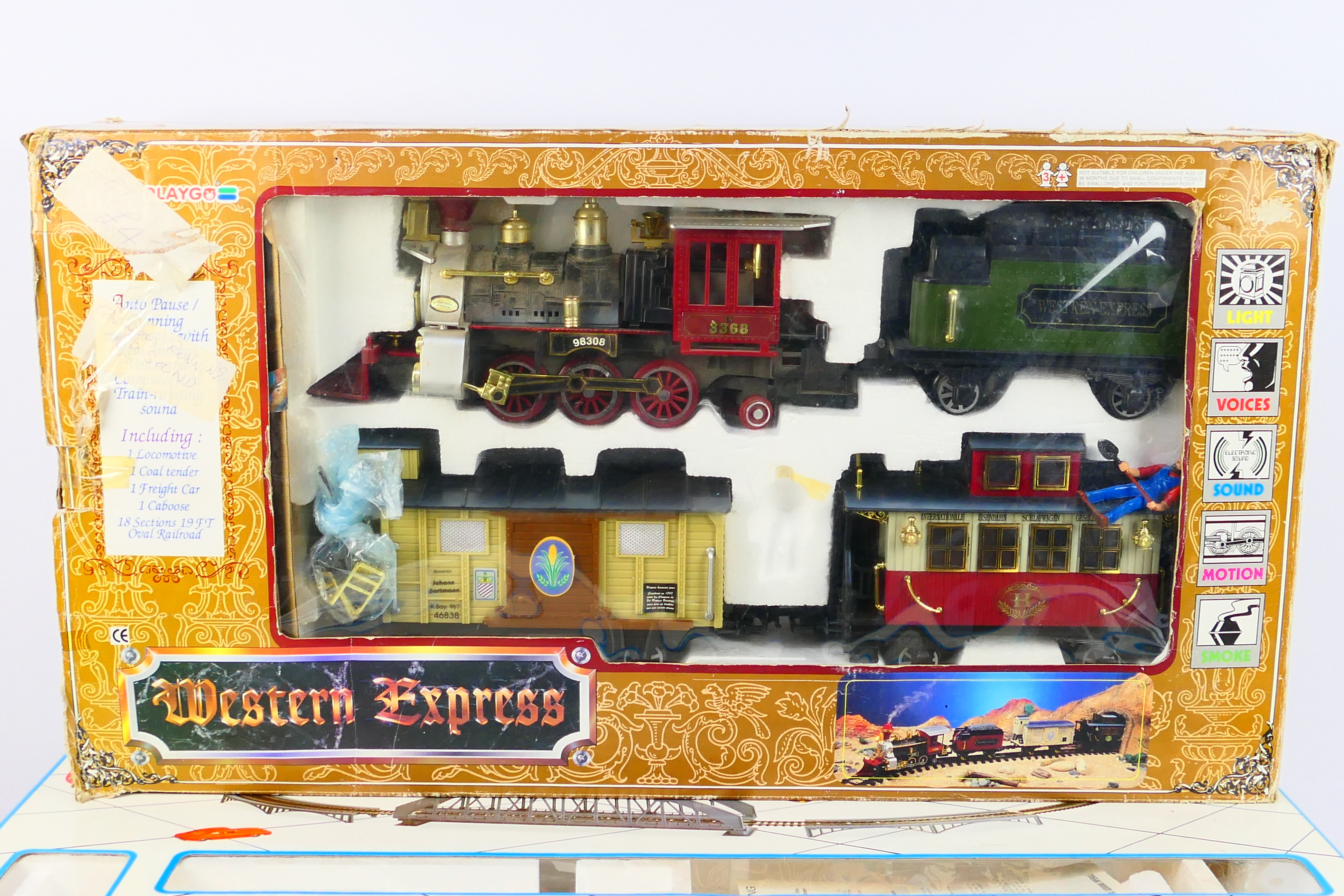 Playgo - Lima - A boxed battery powered Western Express train set with light and sounds and 3 x - Image 2 of 5