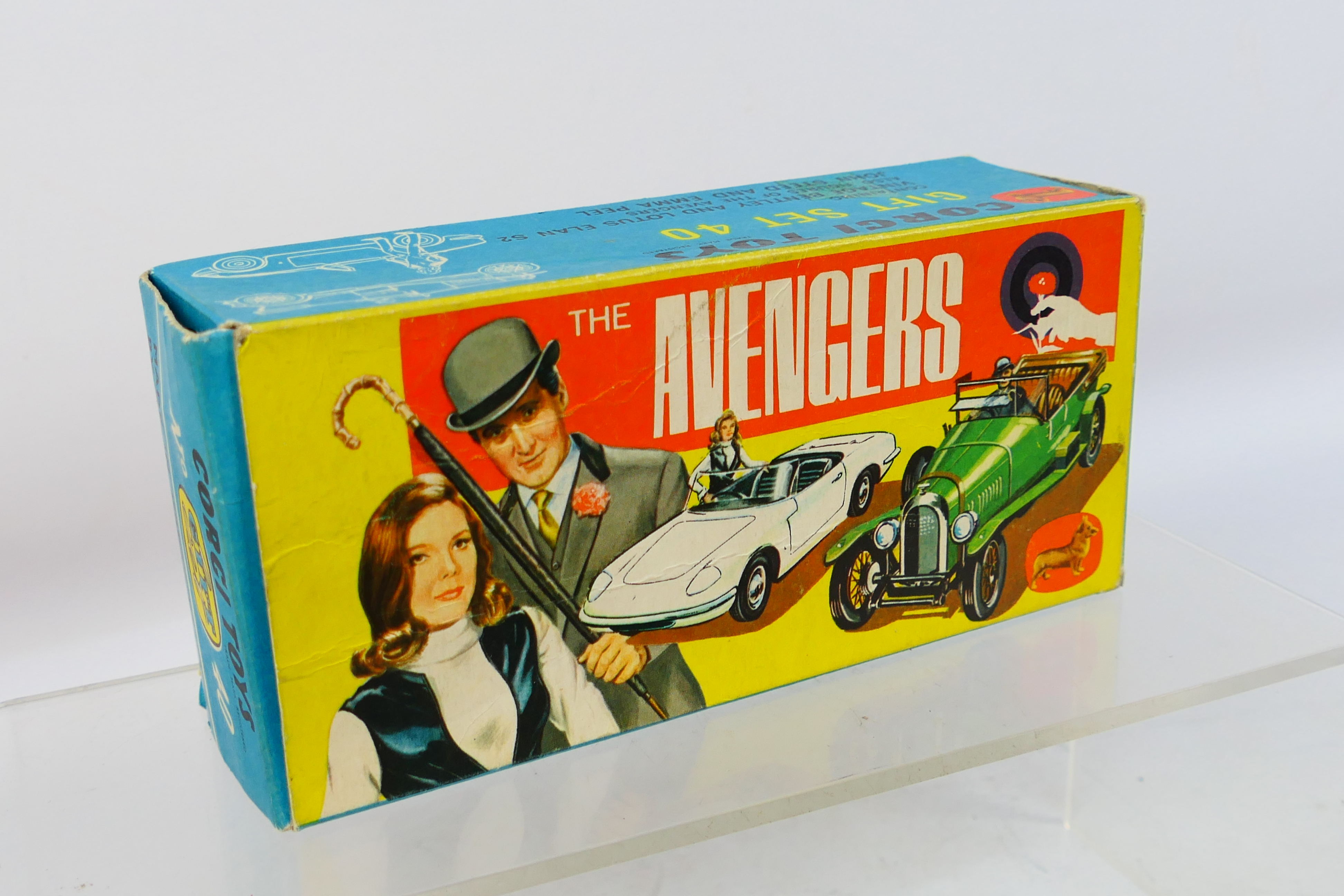 Corgi - The Avengers - A 1960s Gift Set 40 with Steed and his Bentley and Mrs Peel and her Lotus # - Image 16 of 18