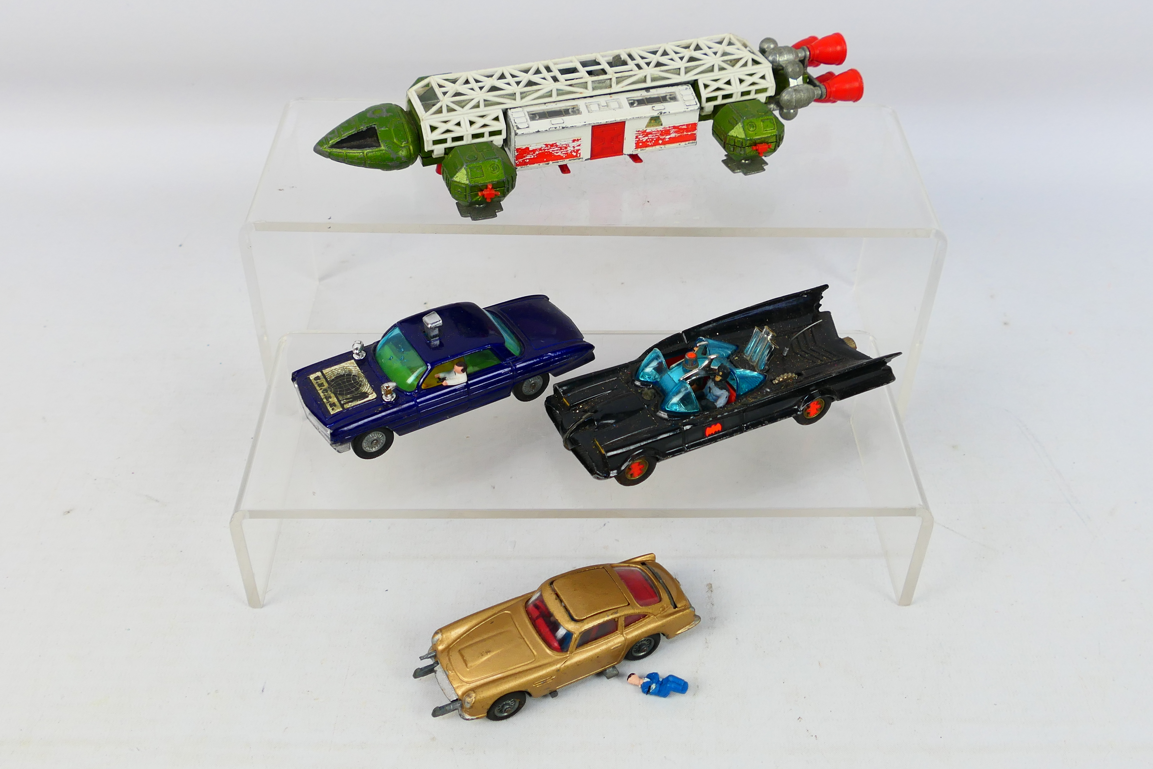 Dinky Toys - Corgi Toys - A small unboxed group of playworn TV / Film related diecast model