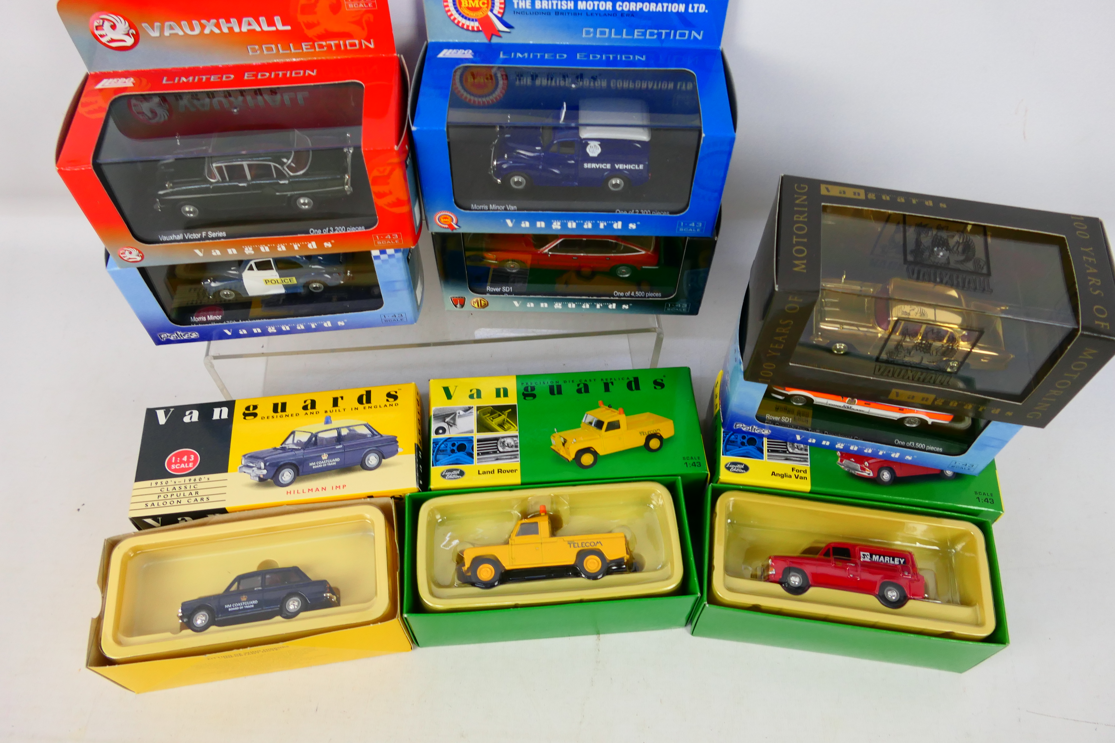 Vanguards - A boxed group of nine diecast model cars from various Vanguard ranges. - Image 4 of 4