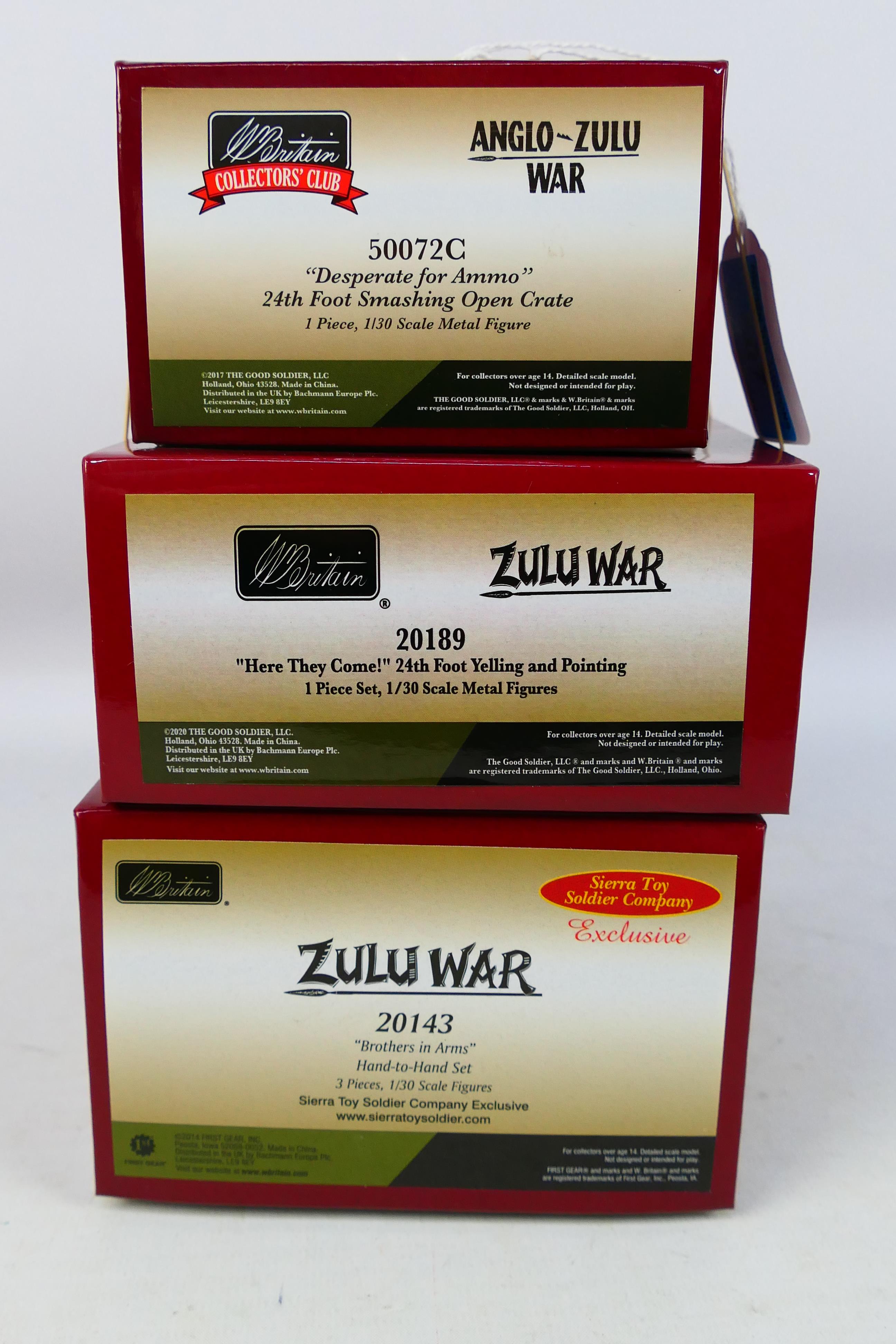 Britains - Three boxed 54mm metal figures from Britains 'Zulu War' series. - Image 2 of 2