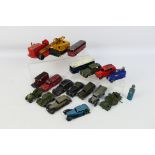 Dinky - A collection of vehicles including Packard # 39a, Buick # 39d, Speaker Van # 34c,
