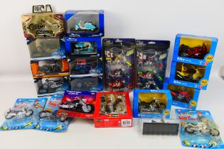 Solido - Tesco - Other - A collection of 19 boxed / carded diecast model motorcycles in various