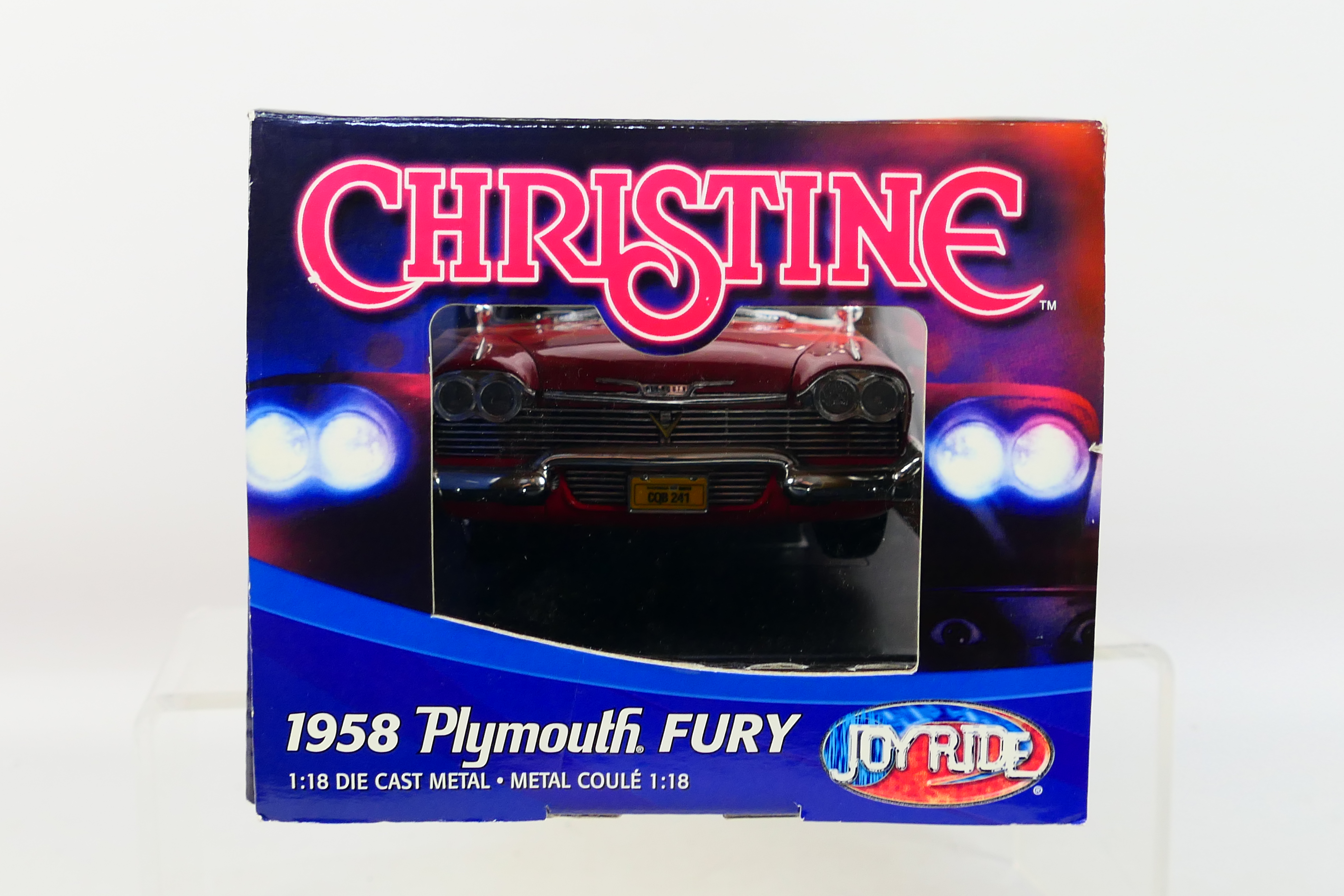 Joyride - A boxed Joyride #33853 1:18 scale 'Christine' 1958 Plymouth Fury. - Bild 3 aus 5