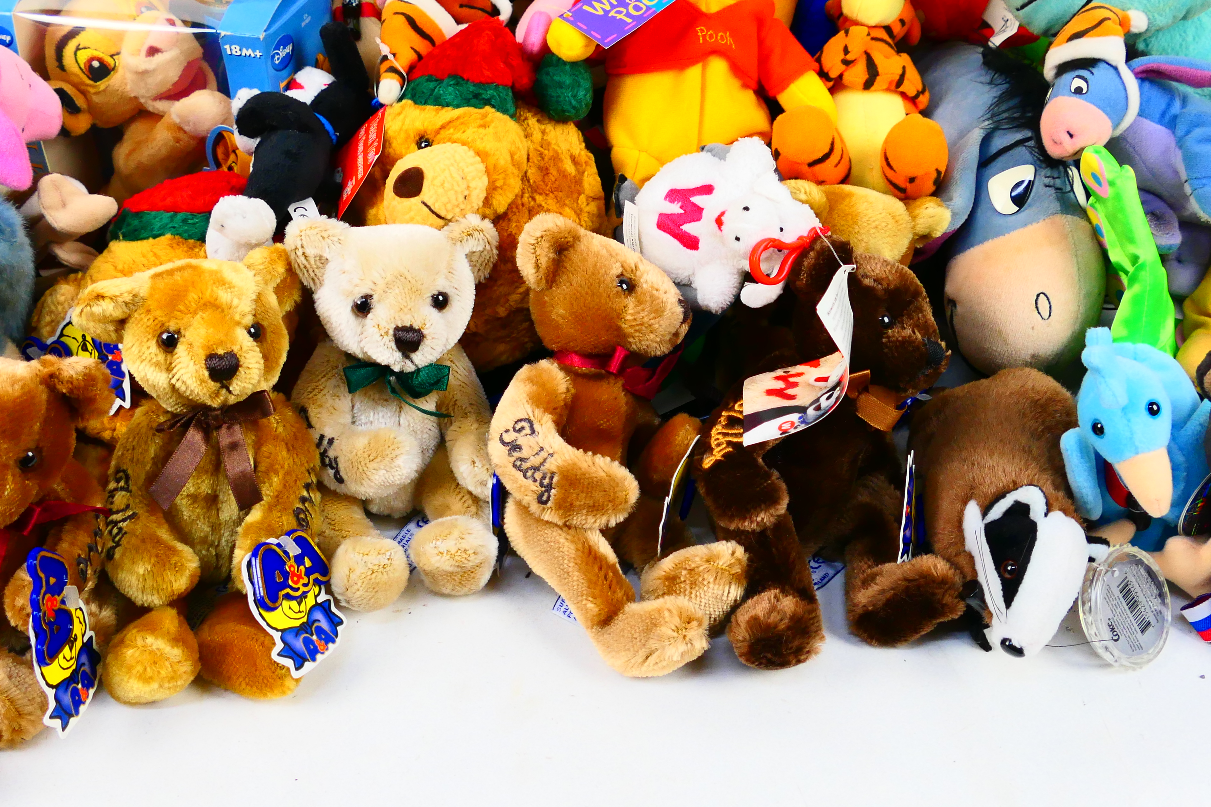 Coke Cola - Disney - A collection of soft toys including a collection of Coke Cola Bean Bag animals, - Image 3 of 7