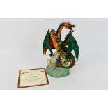 Zeon Fantasy Dragon Collection - A limited edition hand cast and hand painted figure named