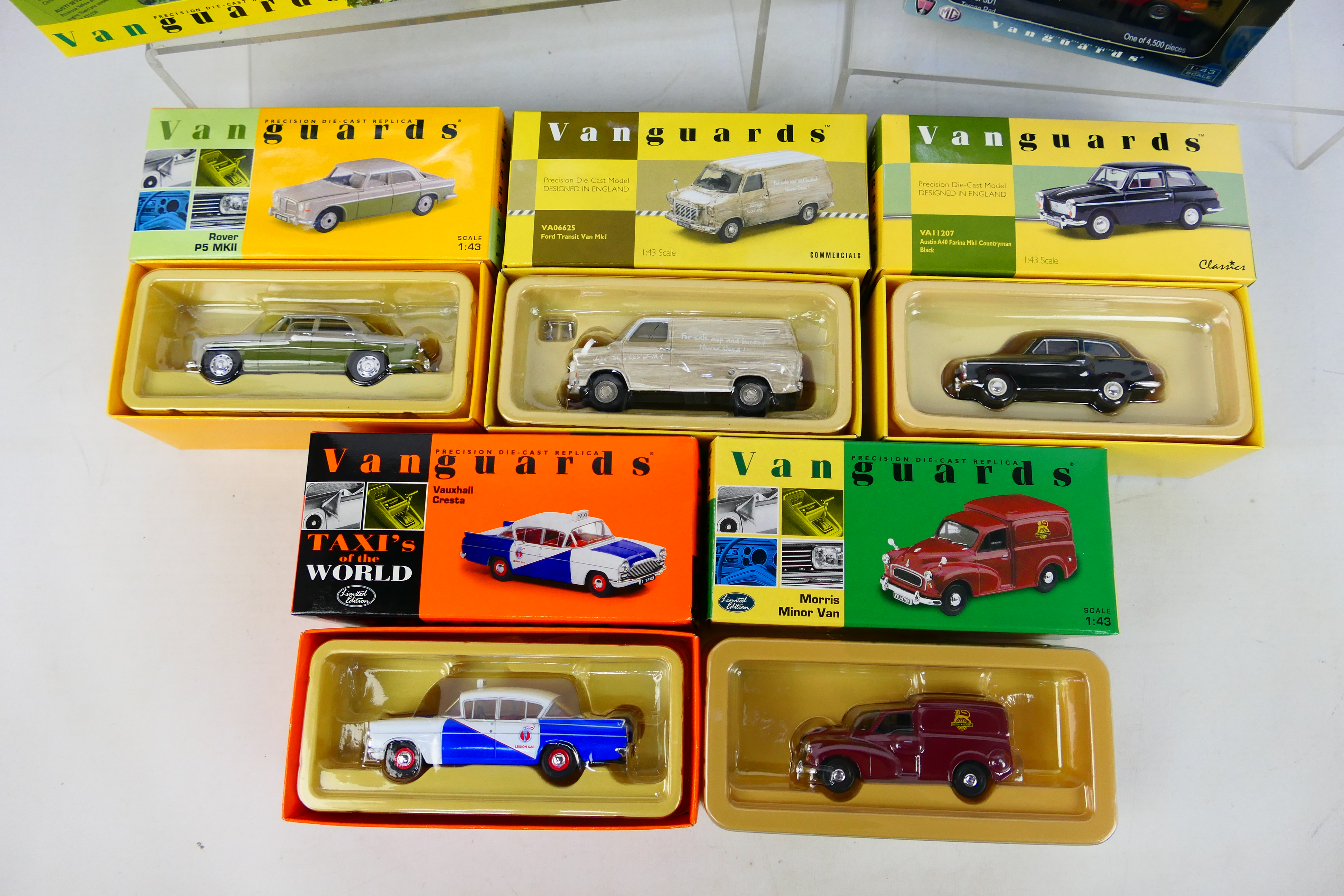 Vanguards - 11 boxed diecast model cars from various Vanguard ranges. - Image 4 of 4