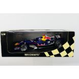 Minichamps- A boxed 1:18 scale Red Bull Racing RB2 David Coulthard 2006 car which appears Mint in a