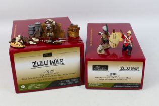 Britains - Two boxed 54mm metal figures from Britains 'Zulu War' series.