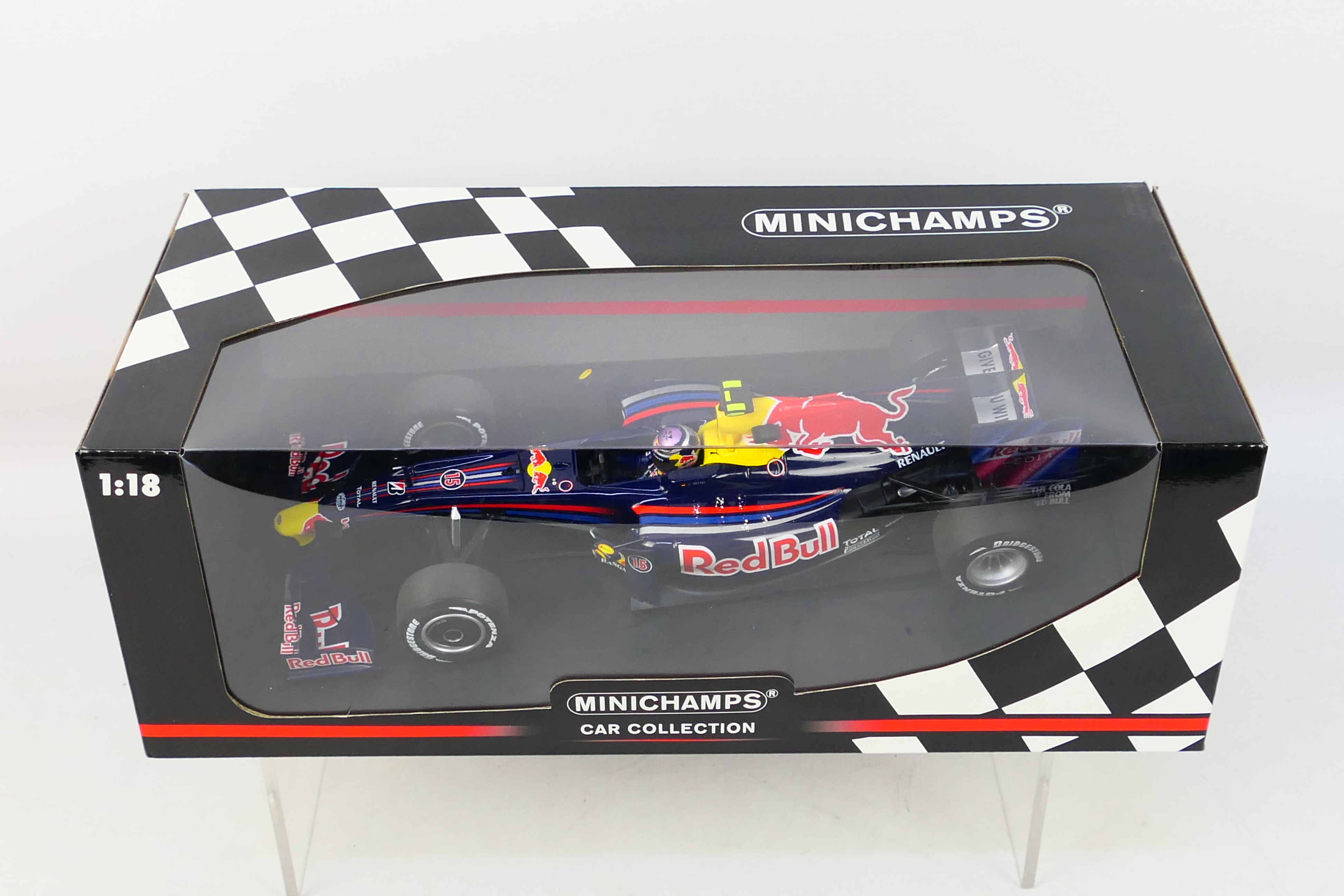 Minichamps - A boxed 1:18 scale Red Bull Racing Renault RB5 Sebastian Vettel 2009 car # 150090015. - Image 3 of 3