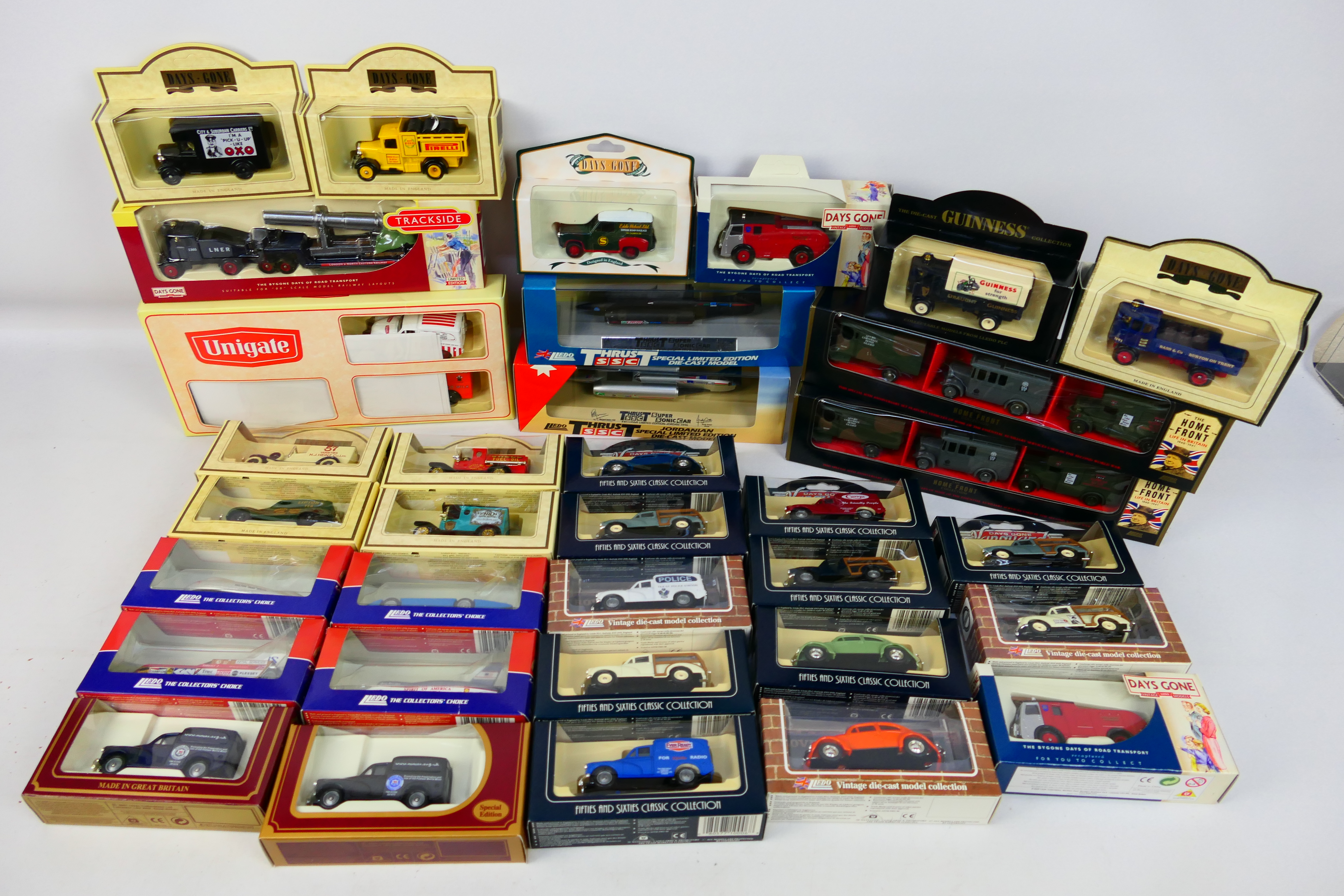 Lledo - 34 boxed diecast models vehicles mainly by Lledo in various scales.