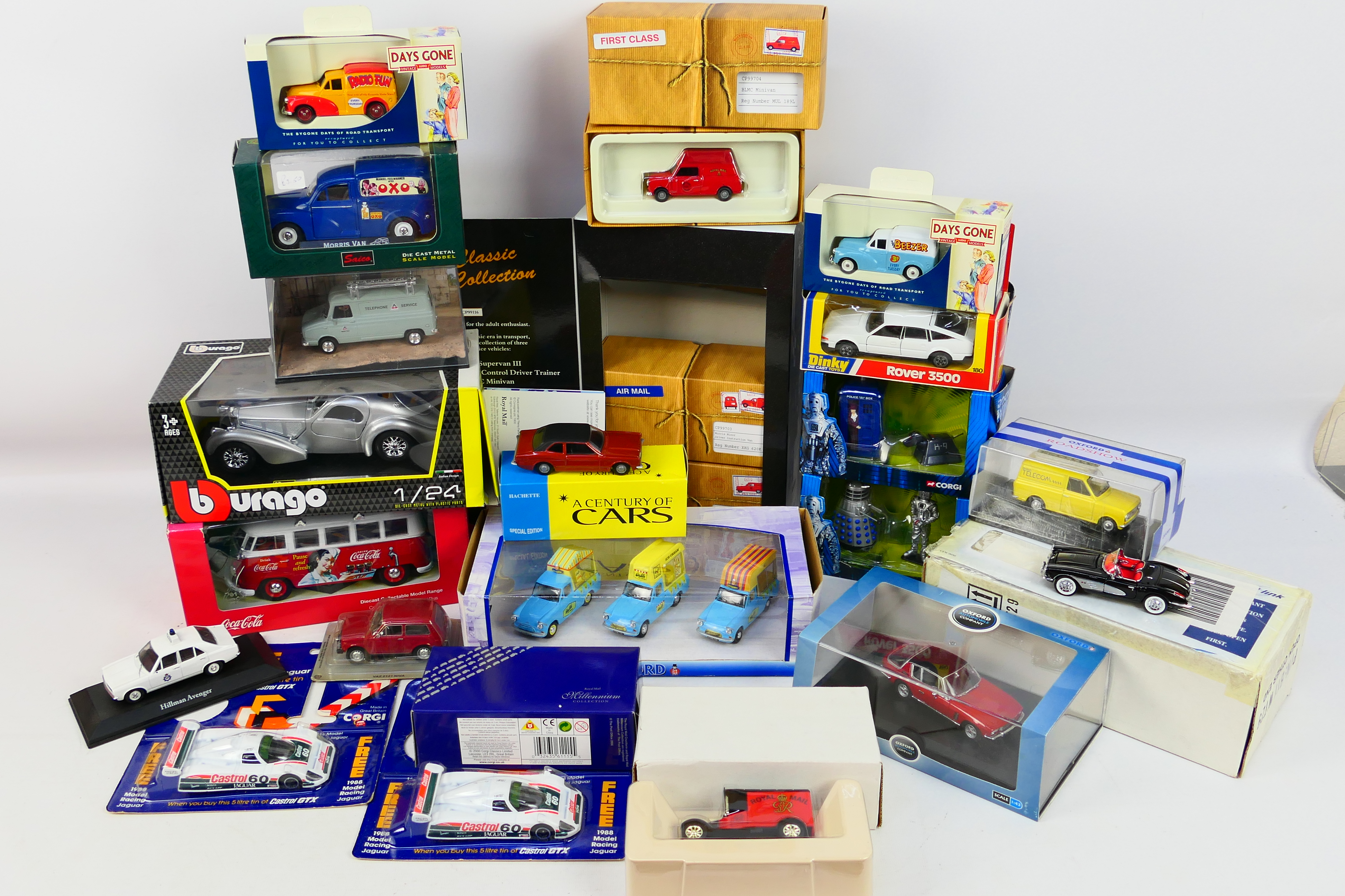 Franklin Mint - Dinky Toys - Corgi - Oxford Diecast - Others - A mainly boxed collection of diecast