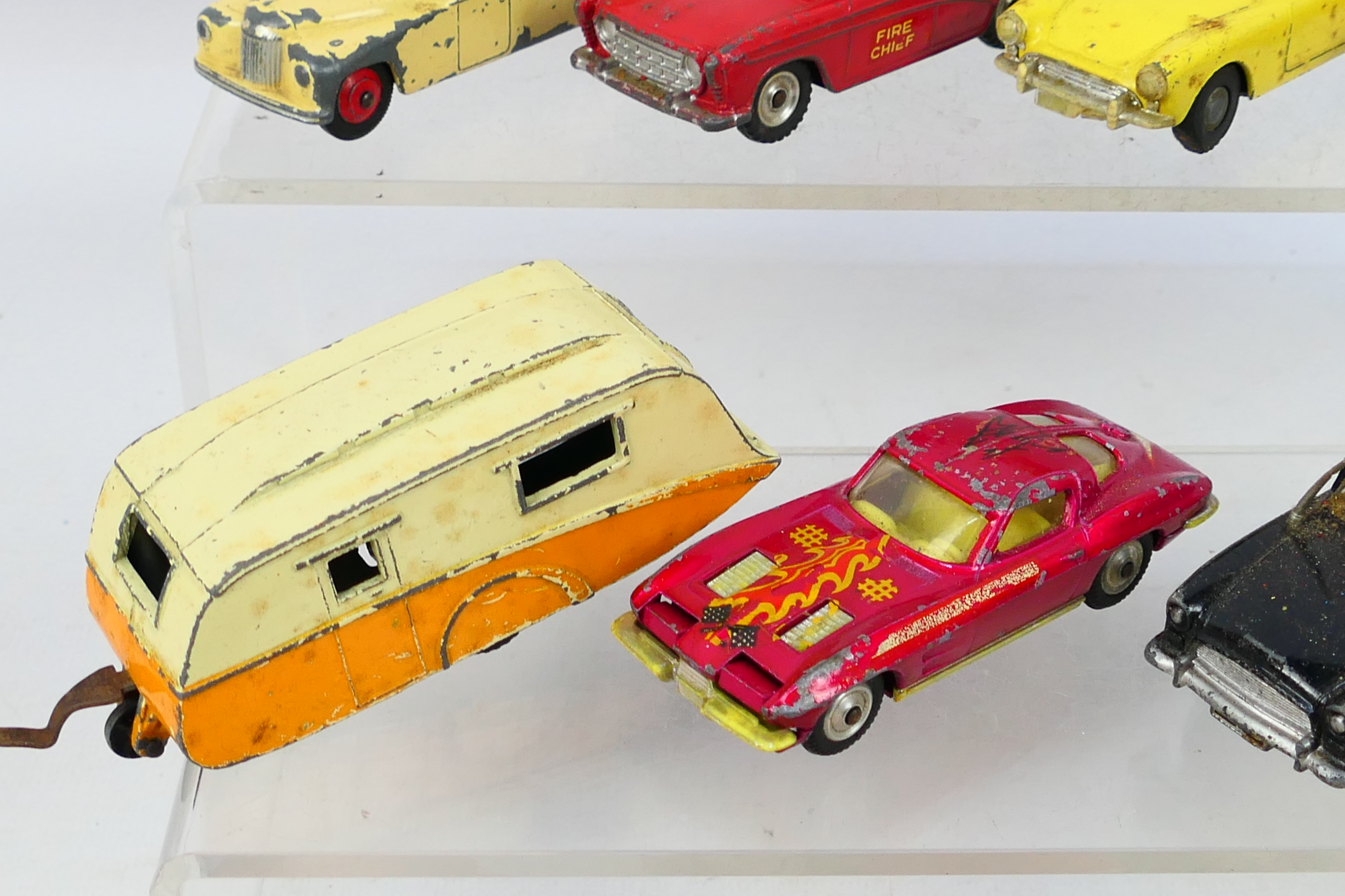 Spot-On - Dinky Toys - Corgi Toys - An unboxed group of 10 playworn diecast model vehicles. - Image 4 of 7
