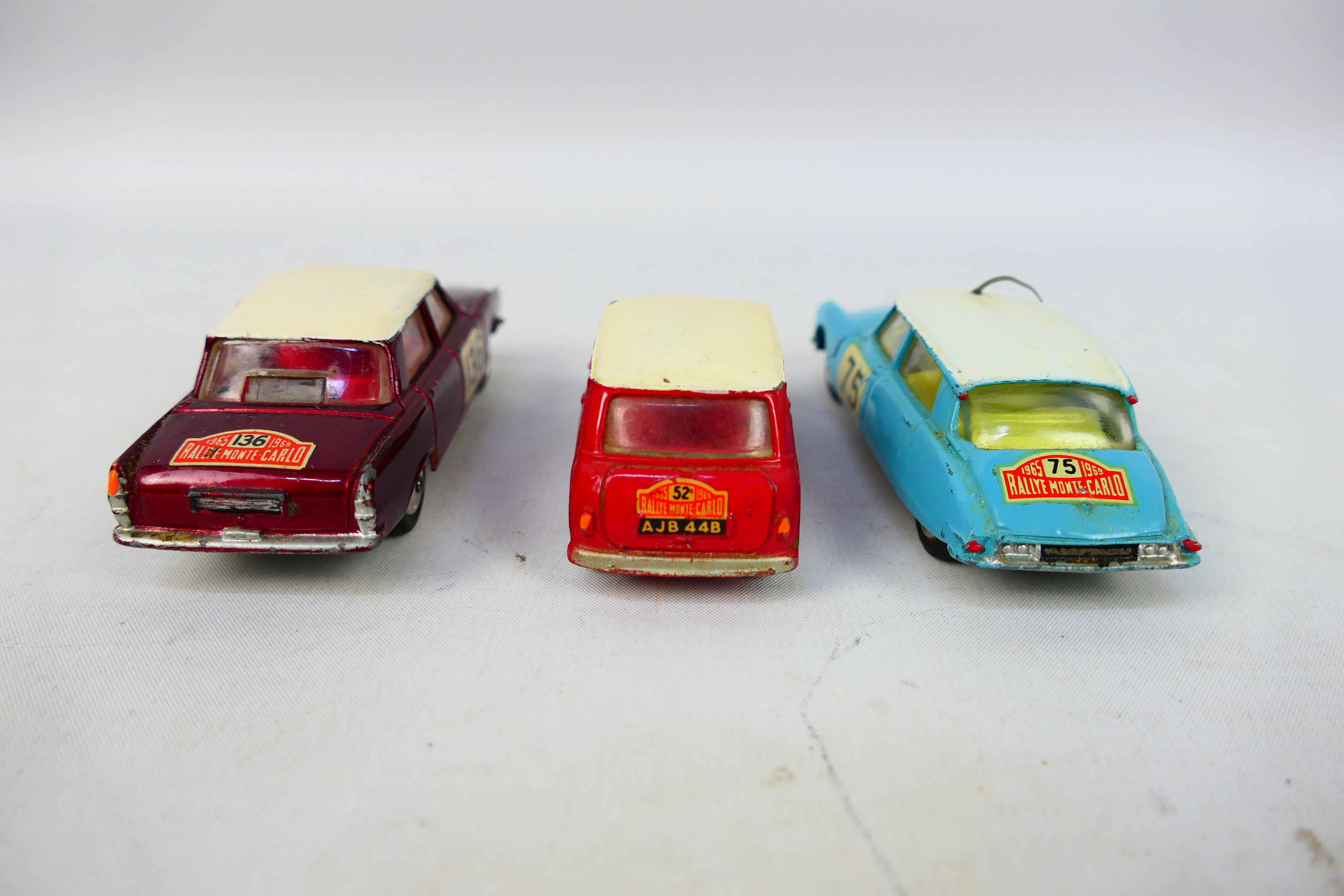 Corgi Toys - Three unboxed diecast model cars from the Corgi Toys 'Rally Monte Carlo' set. - Image 4 of 11