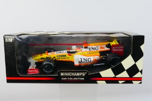 Minichamps- A boxed 1:18 scale Renault F1 Team R29 2009 car which appears Mint in a Good box with