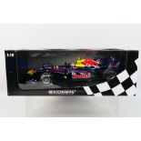 Minichamps - A boxed 1:18 scale Red Bull Racing Renault RB6 Mark Webber 2010 car # 110100006.