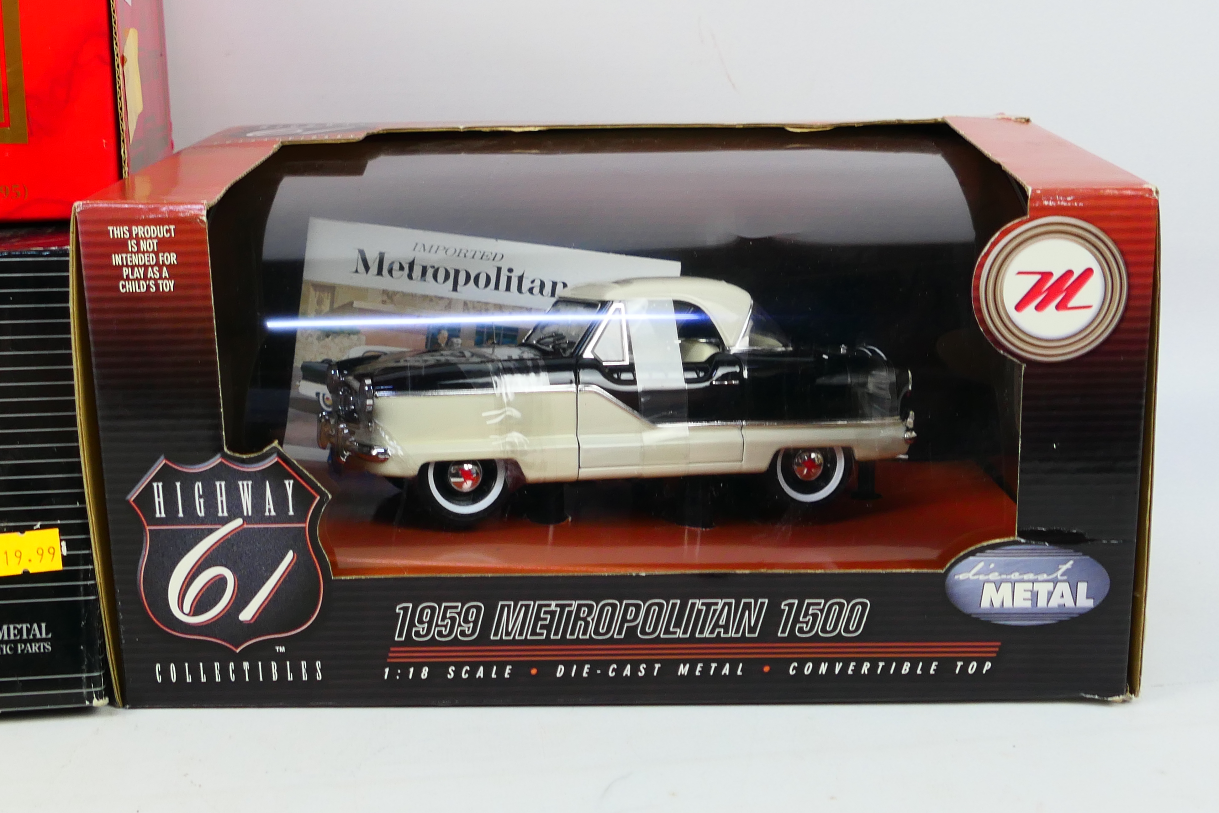 Mira - Ertl - Highway 61 - Three boxed 1:18 scale diecast model vehicles. - Bild 3 aus 3