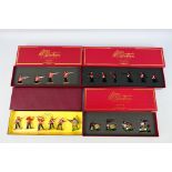 Britains - Four boxed 54mm metal figures from Britains 'Zulu War' and 'Rorke's Drift' ranges. .