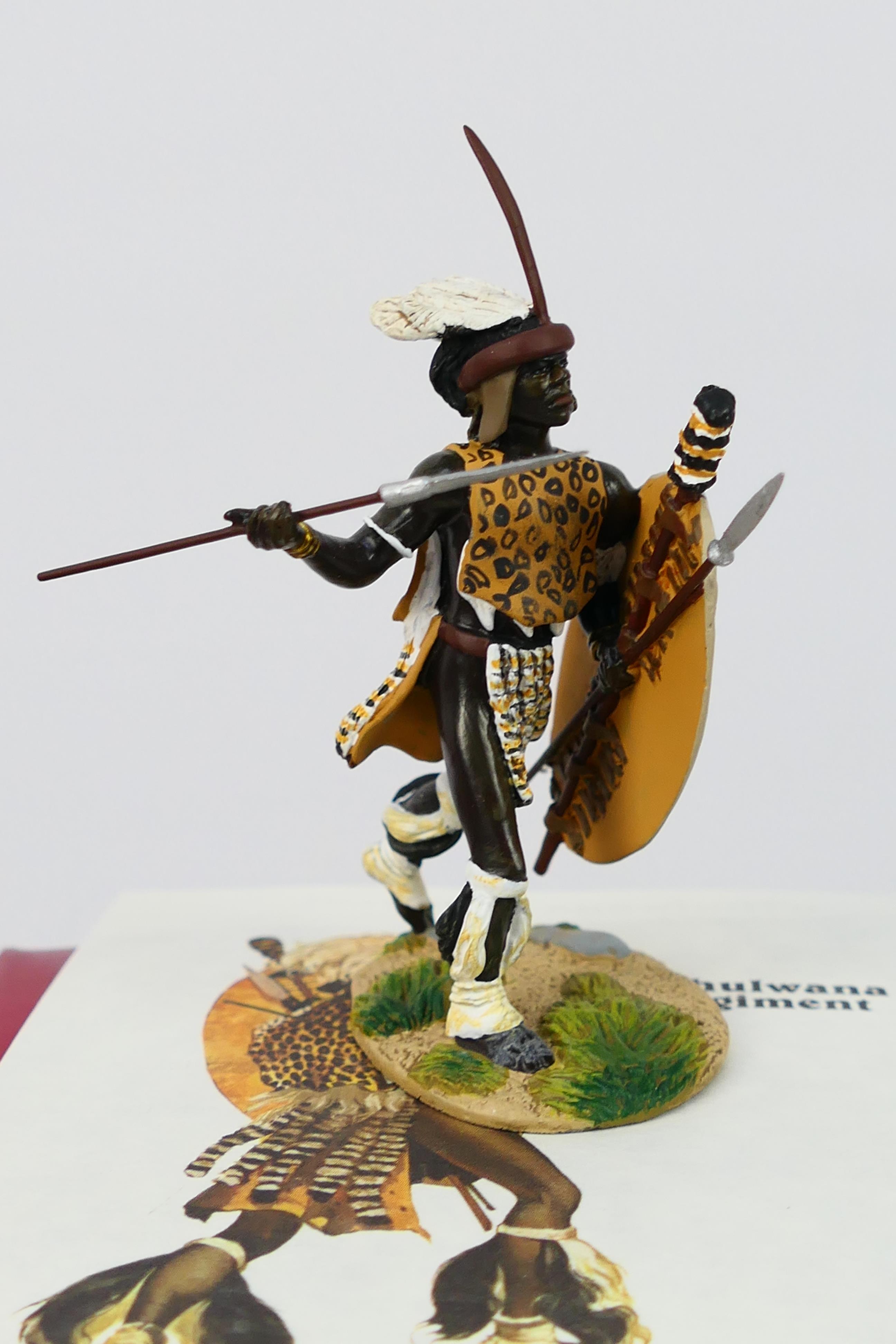 Britains - Four boxed 54mm metal figures from Britains 'Zulu War' series. - Image 3 of 5