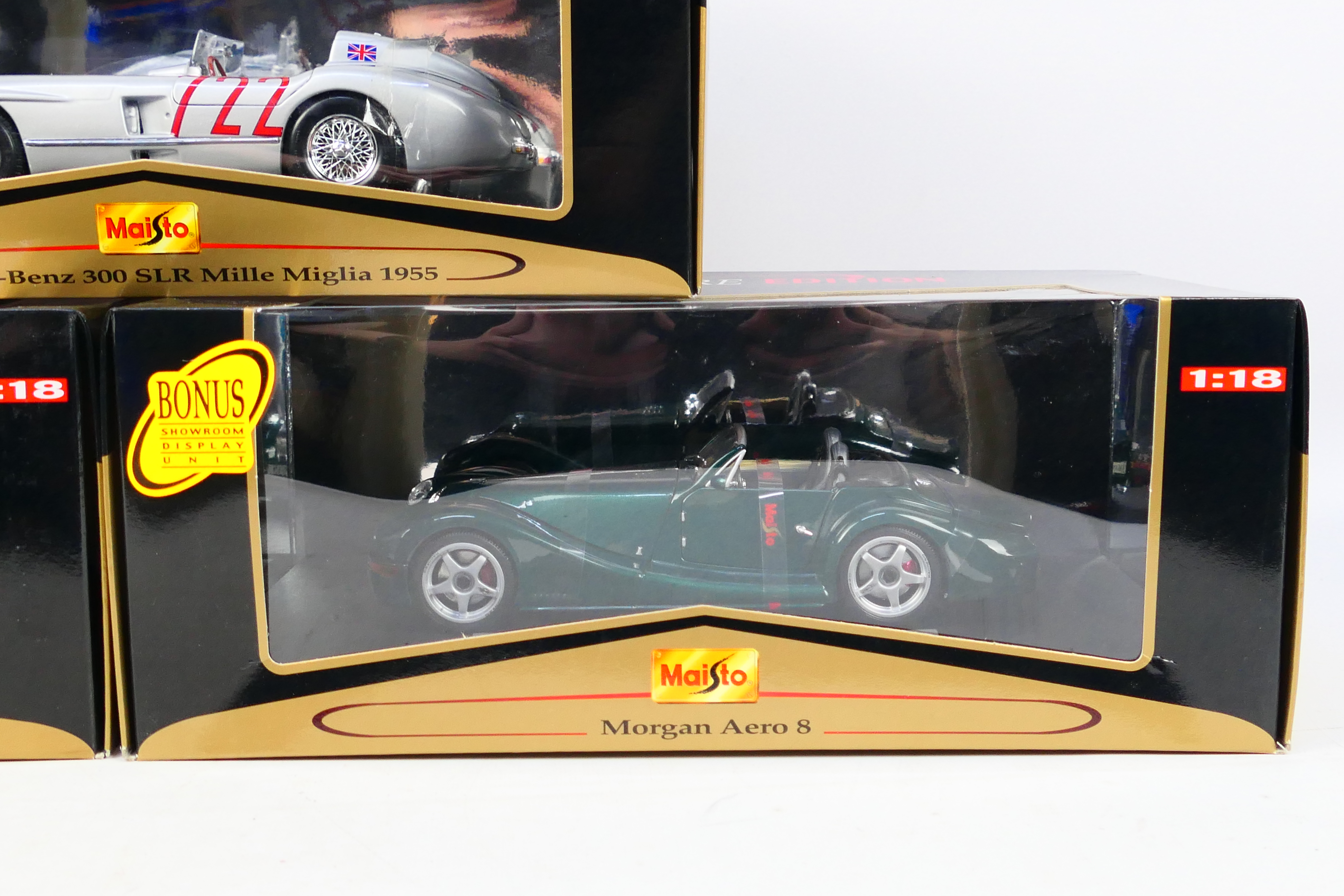 Maisto - Three boxed Maisto 'Premiere Edition' 1:18 scale diecast model cars. - Image 4 of 4