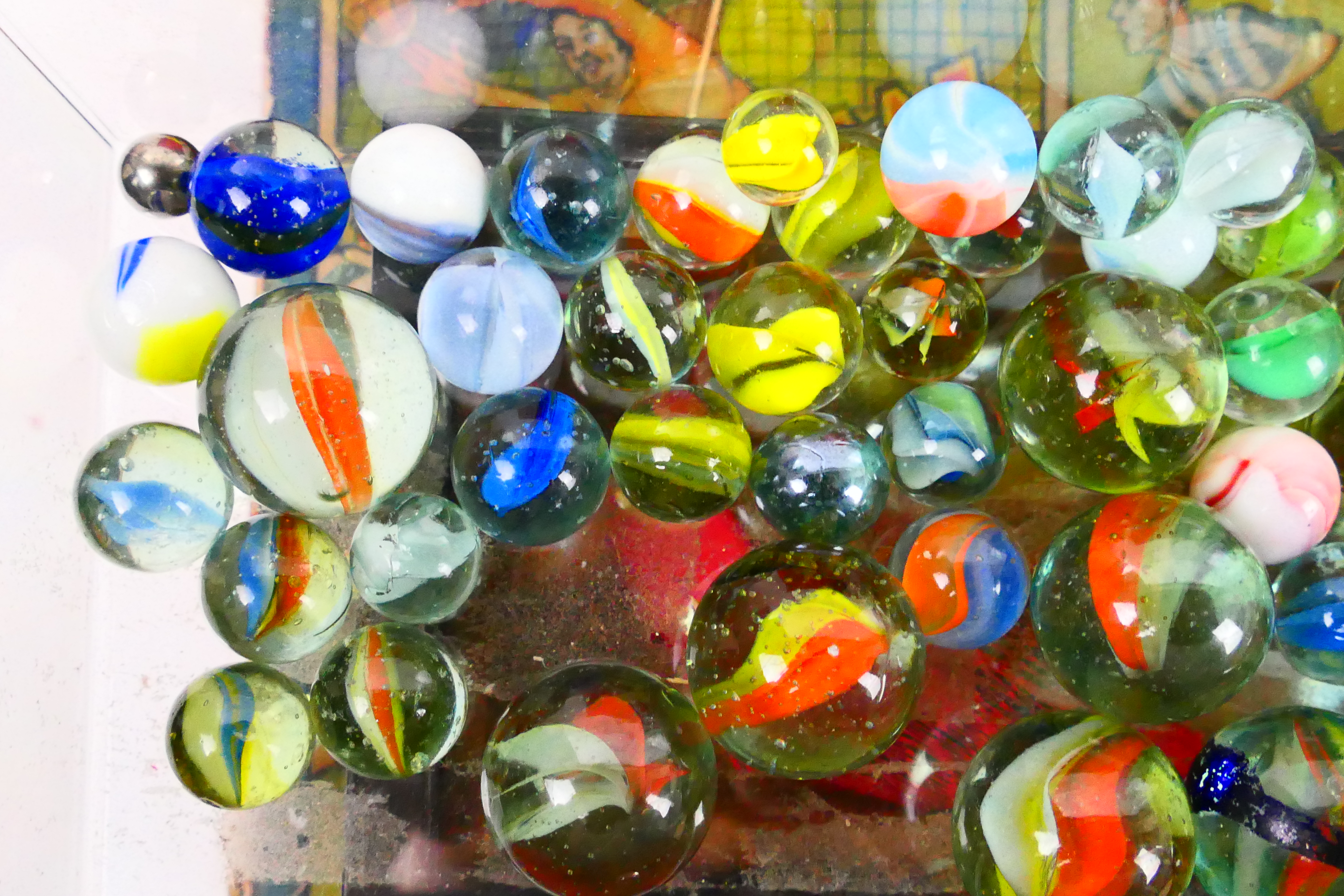 Marbles - Kim Toys - Cherilea - Hilco - A collection of vintage toys including marbles, - Image 8 of 10