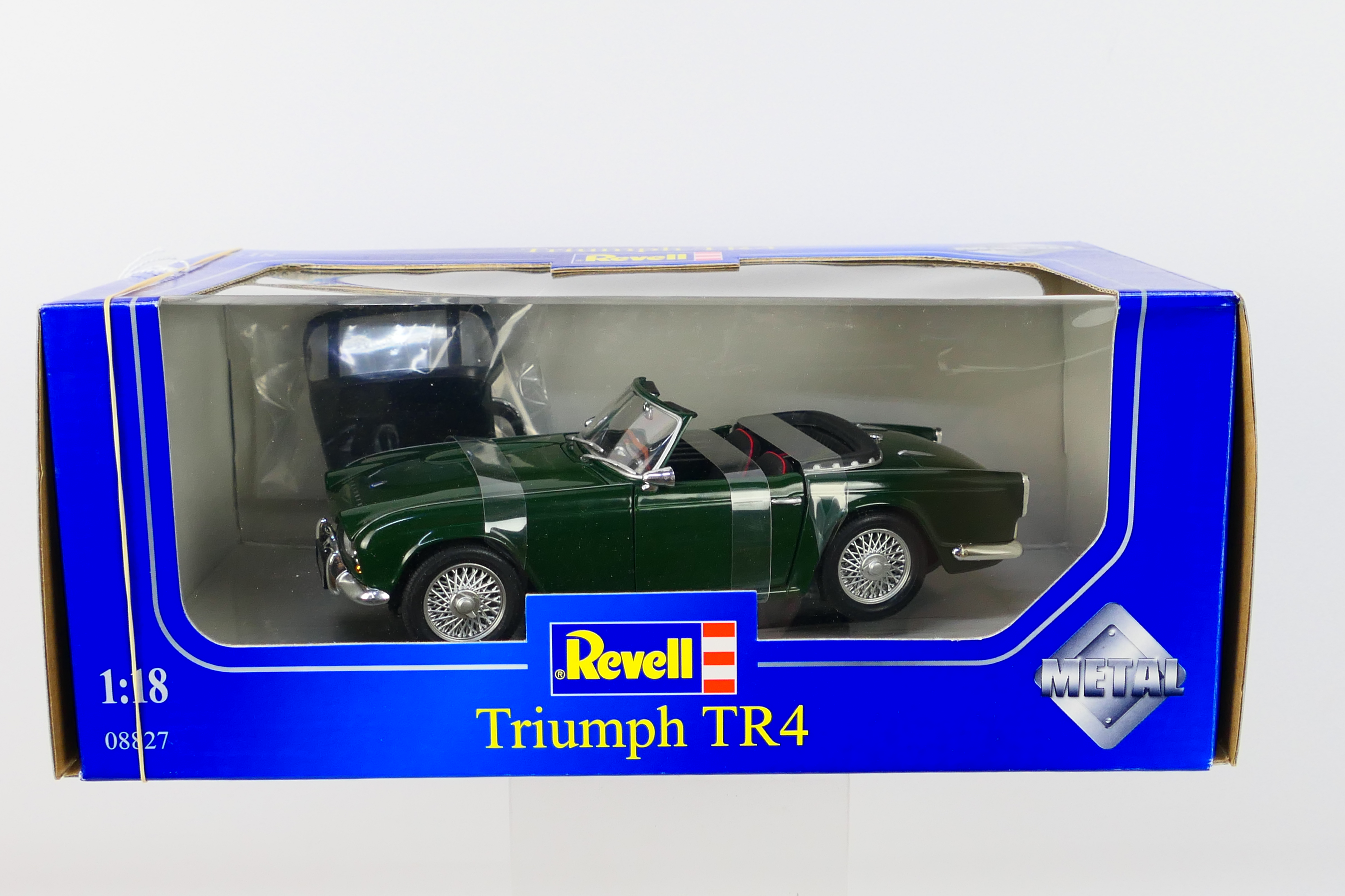 Revell - A boxed 1:18 scale Revell #08827 Triumph TR4.