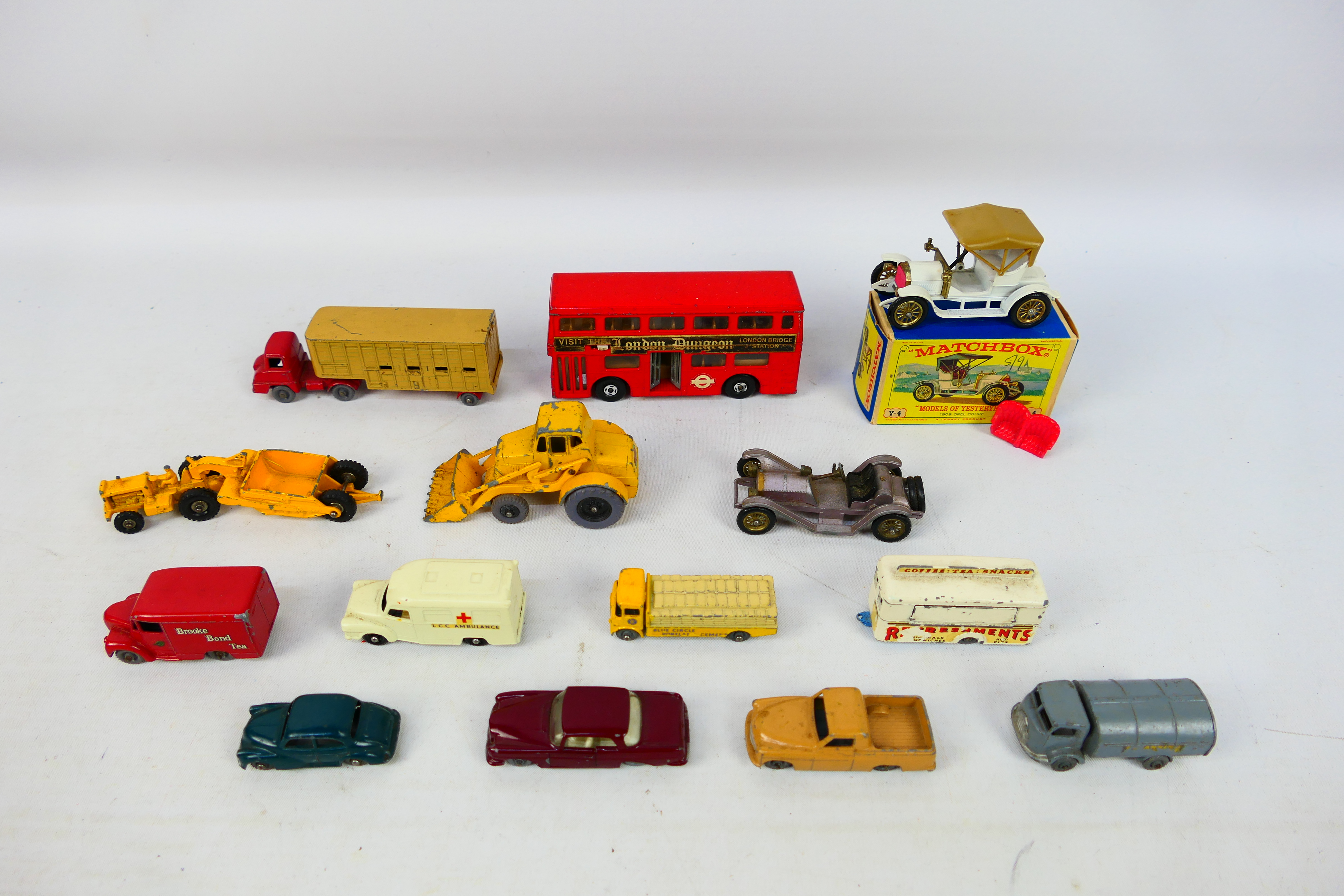 Matchbox - A predominately unboxed collection of Matchbox diecast model vehicles in various scales.